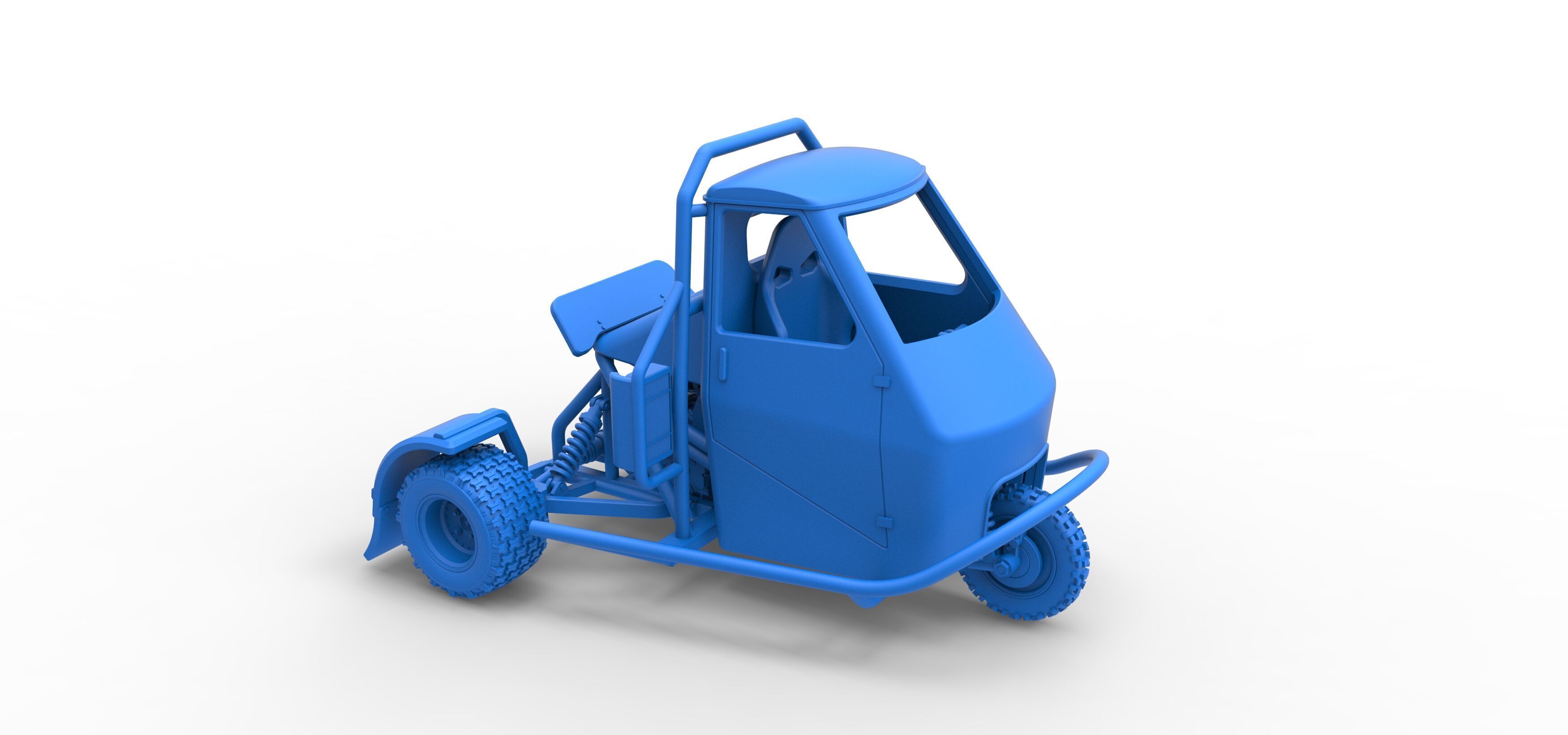 Ape car proto for dirt Scale 1 to 25 3D print model_41