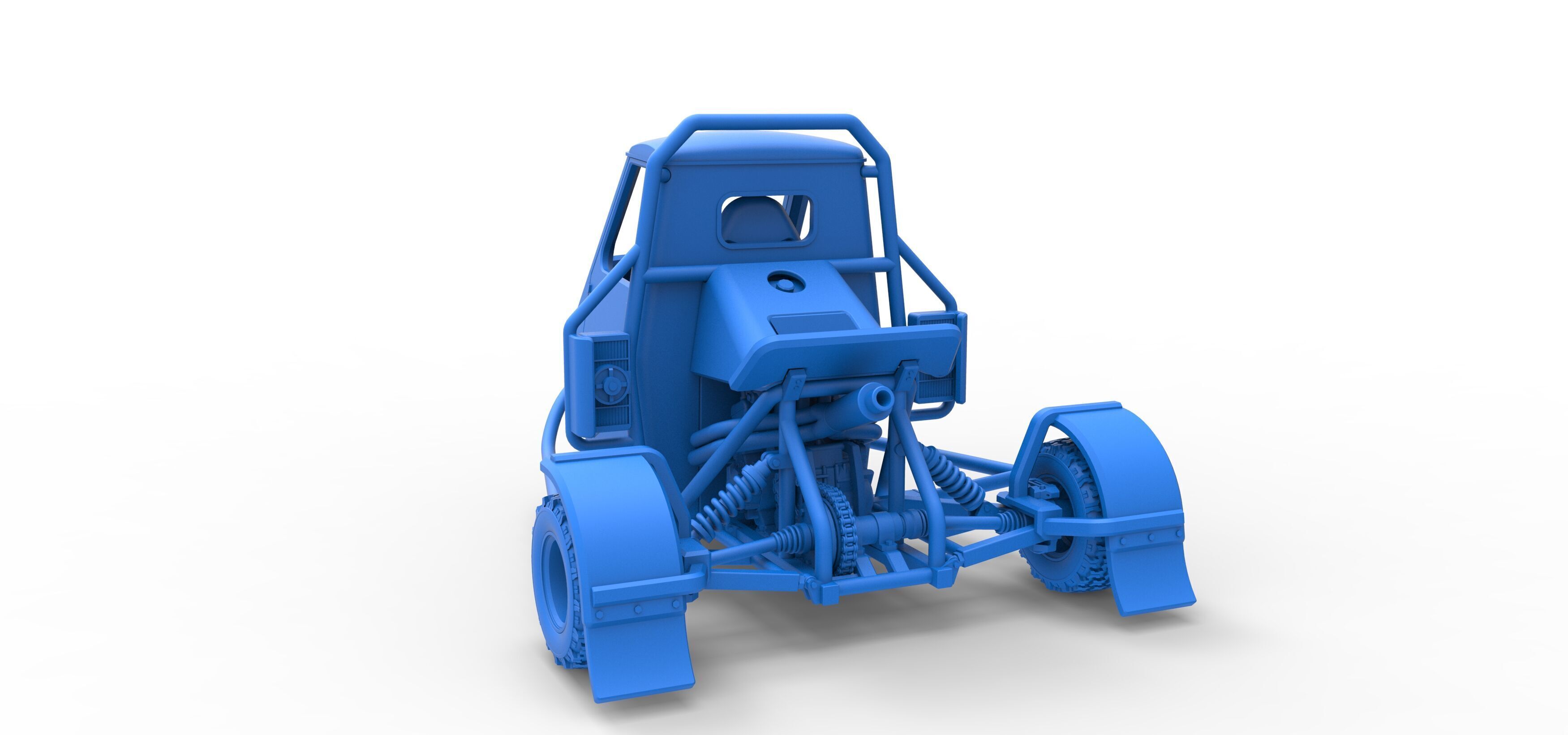 Ape car proto for dirt Scale 1 to 25 3D print model_34
