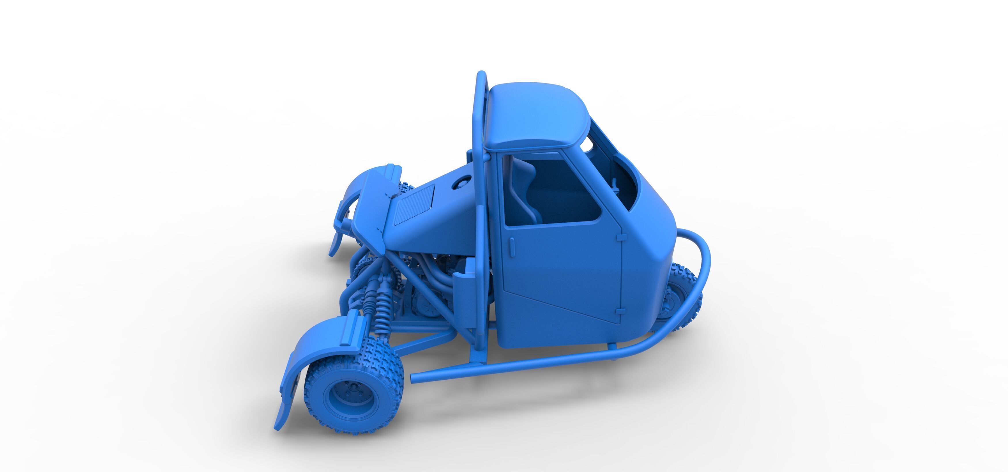 Ape car proto for dirt Scale 1 to 25 3D print model_40