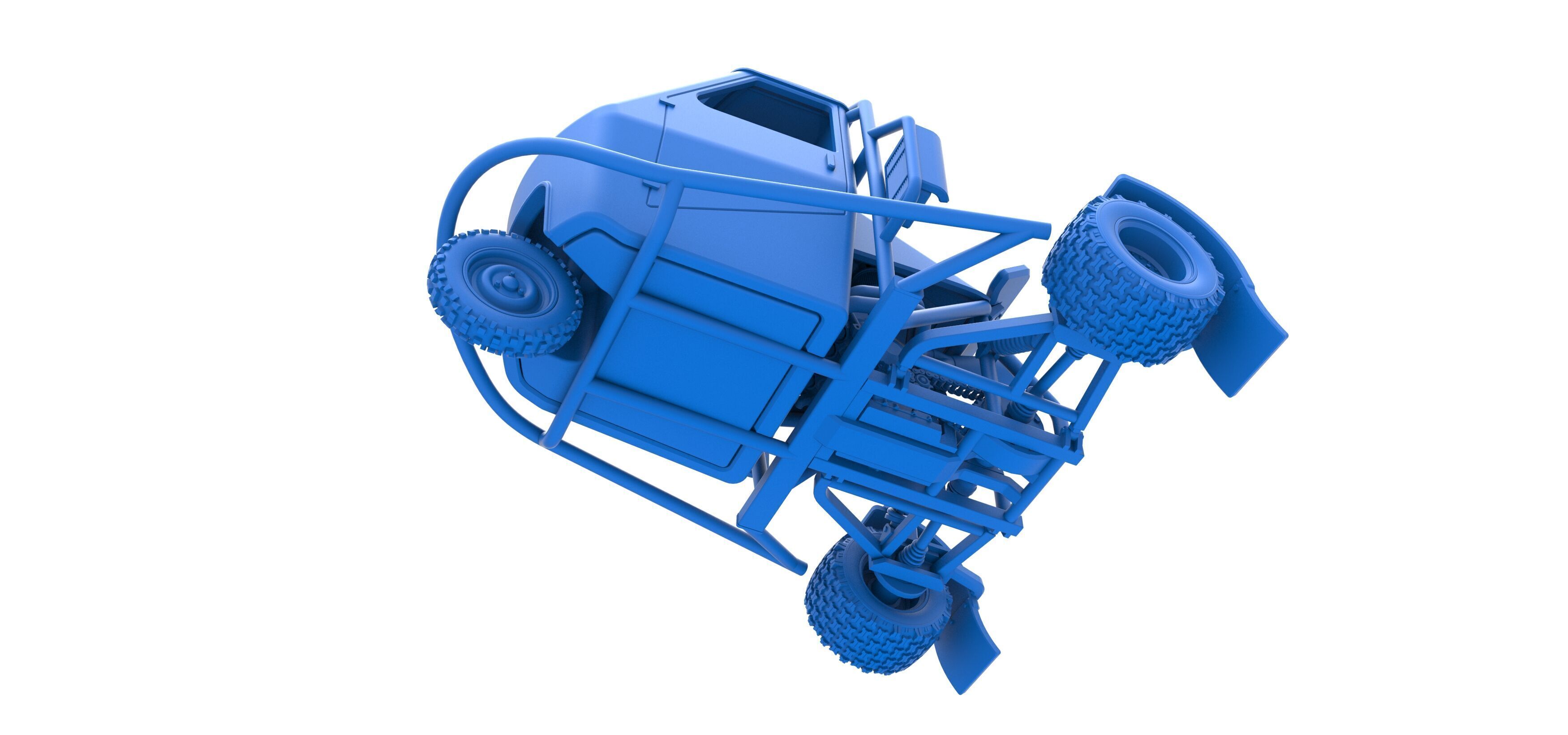 Ape car proto for dirt Scale 1 to 25 3D print model_24