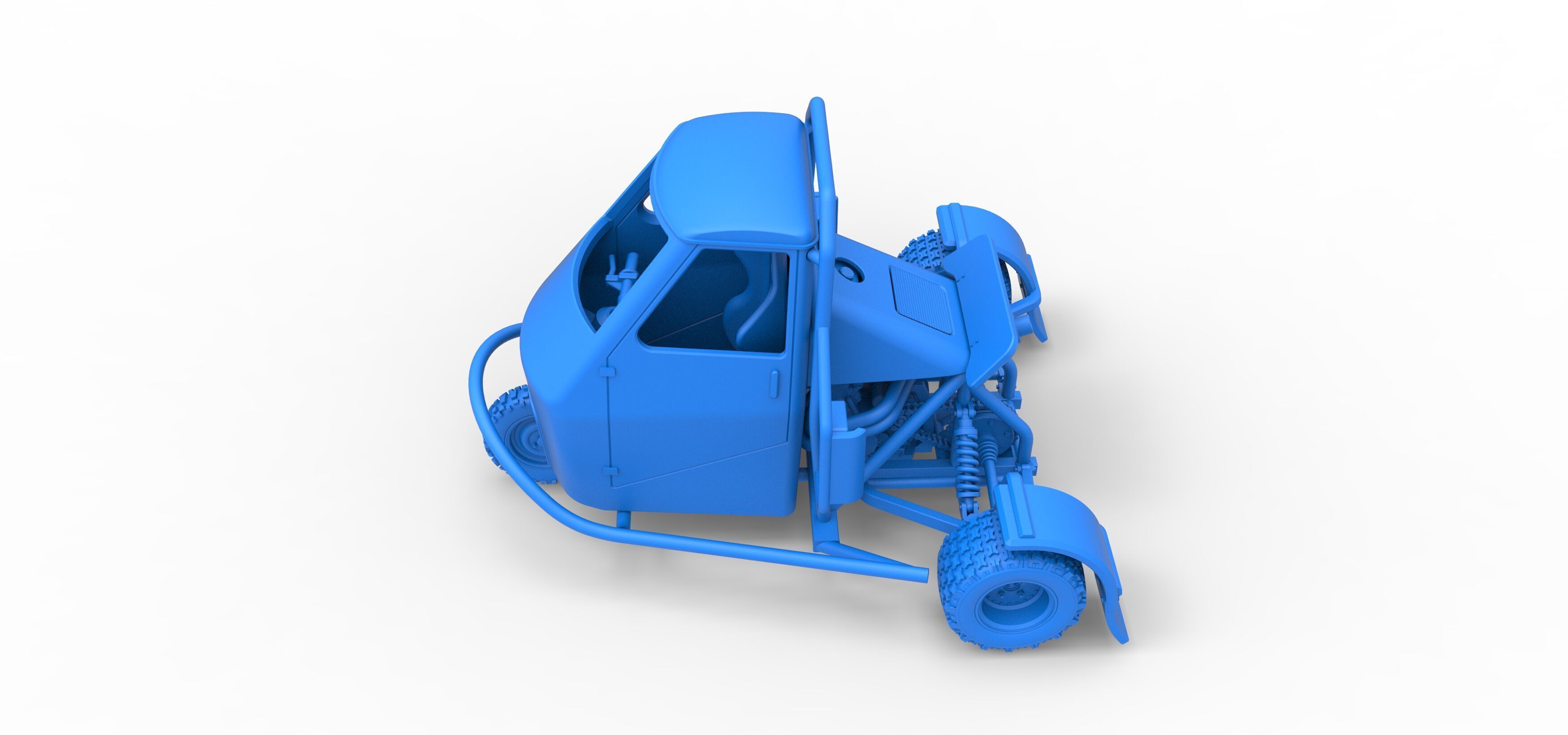 Ape car proto for dirt Scale 1 to 25 3D print model_30