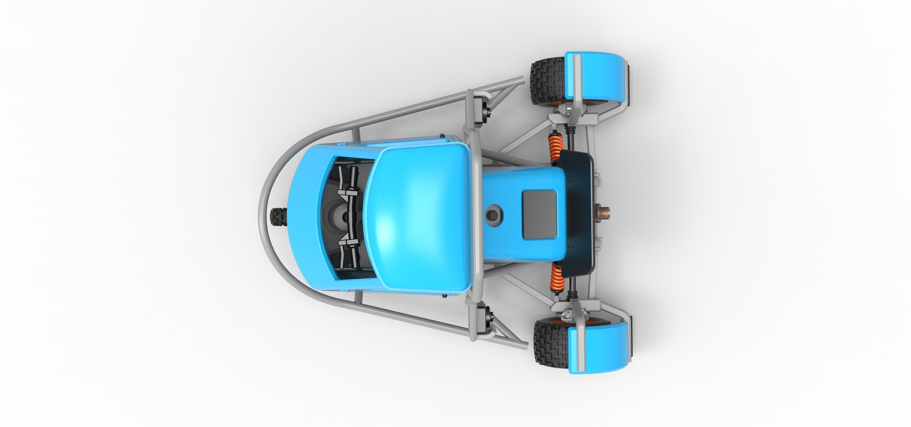 Ape car proto for dirt Scale 1 to 25 3D print model_9