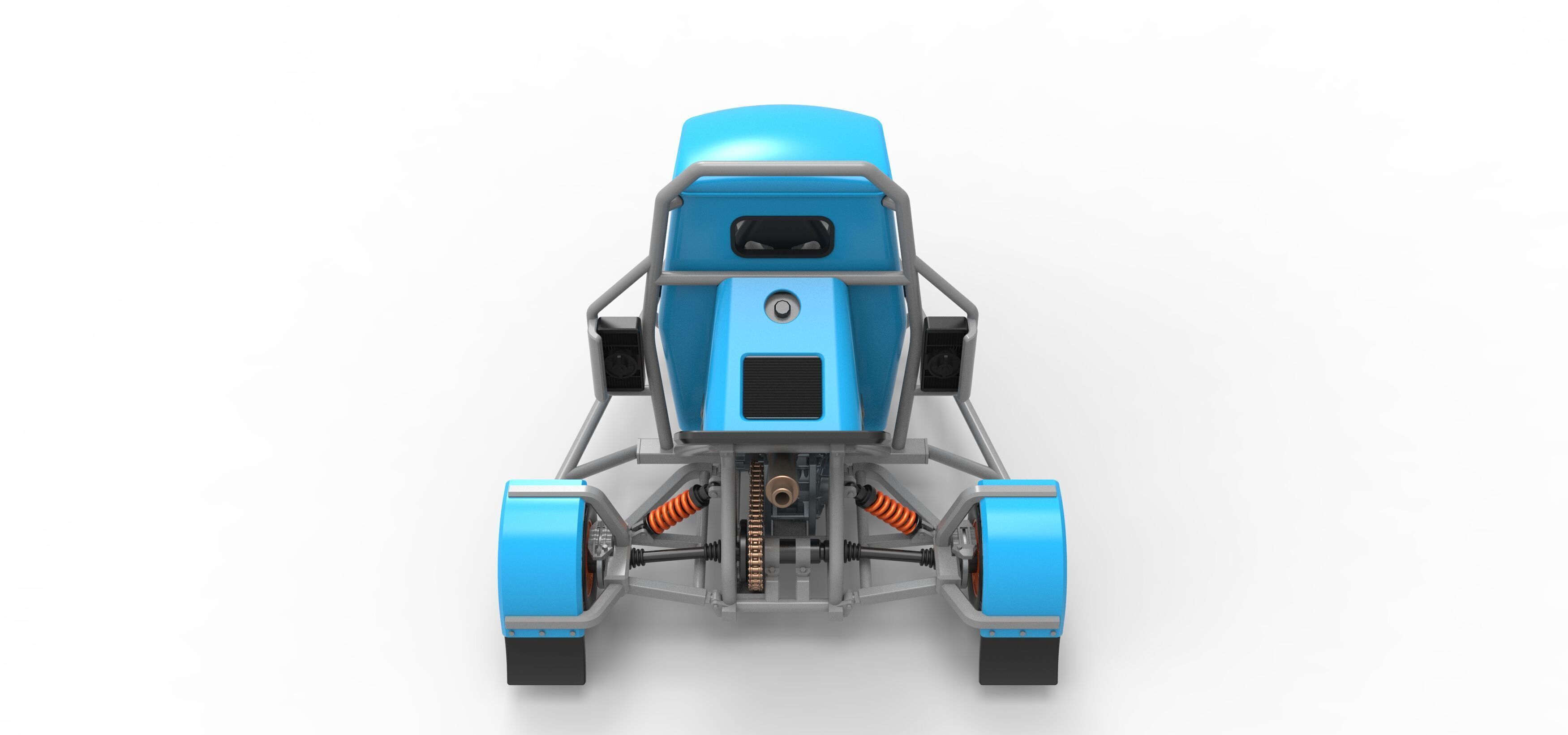 Ape car proto for dirt Scale 1 to 25 3D print model_15