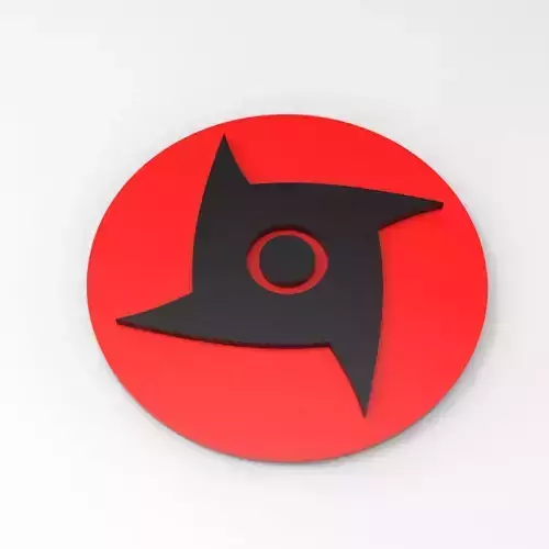 Mangekyo Sharingan Symbol  Naruto 3D Fridge Magnet STL