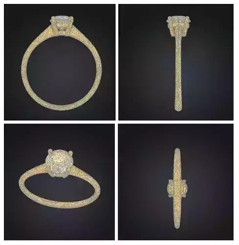 Sparkling diamond ring