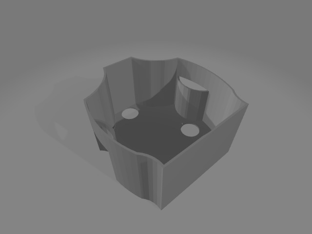 Speaker enclosure for Harley Davidson front lowers - HDL 3D print model_3