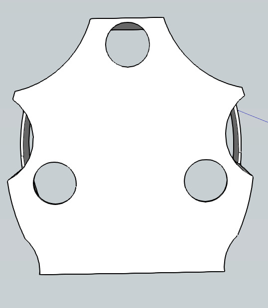 Speaker enclosure for Harley Davidson front lowers - HDL 3D print model_5
