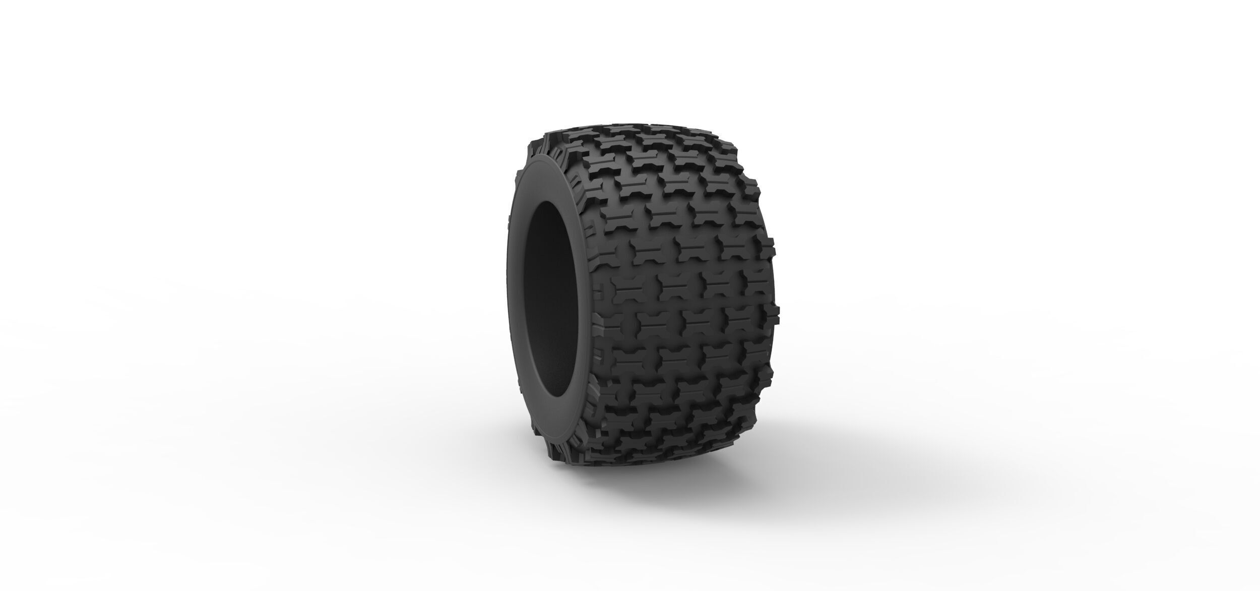 Offroad tire 138 Scale 1 to 25 3D print model_7