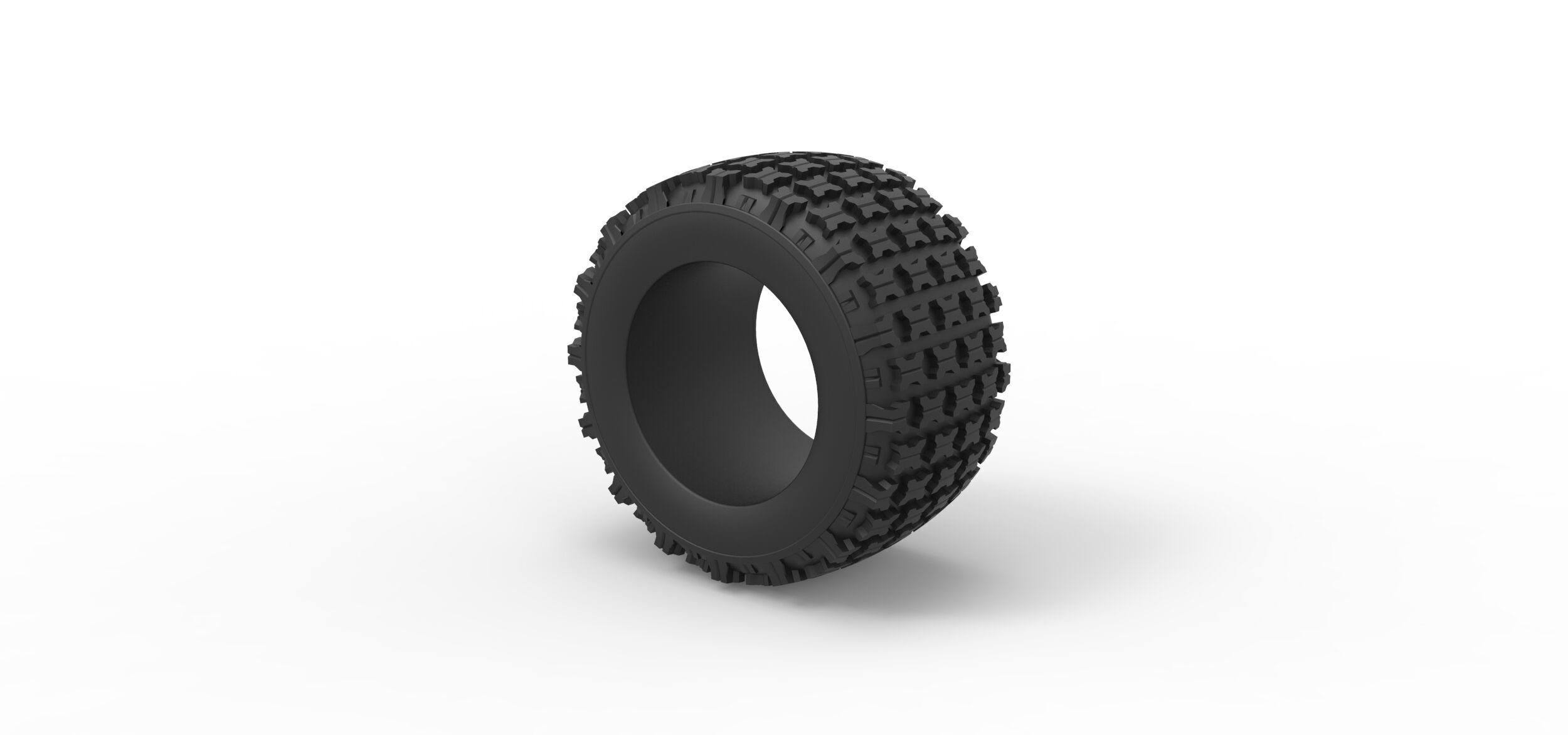 Offroad tire 138 Scale 1 to 25 3D print model_6