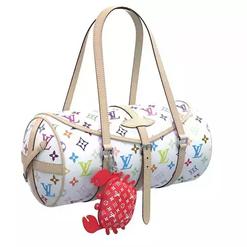 Louis Vuitton Papillon Bag White