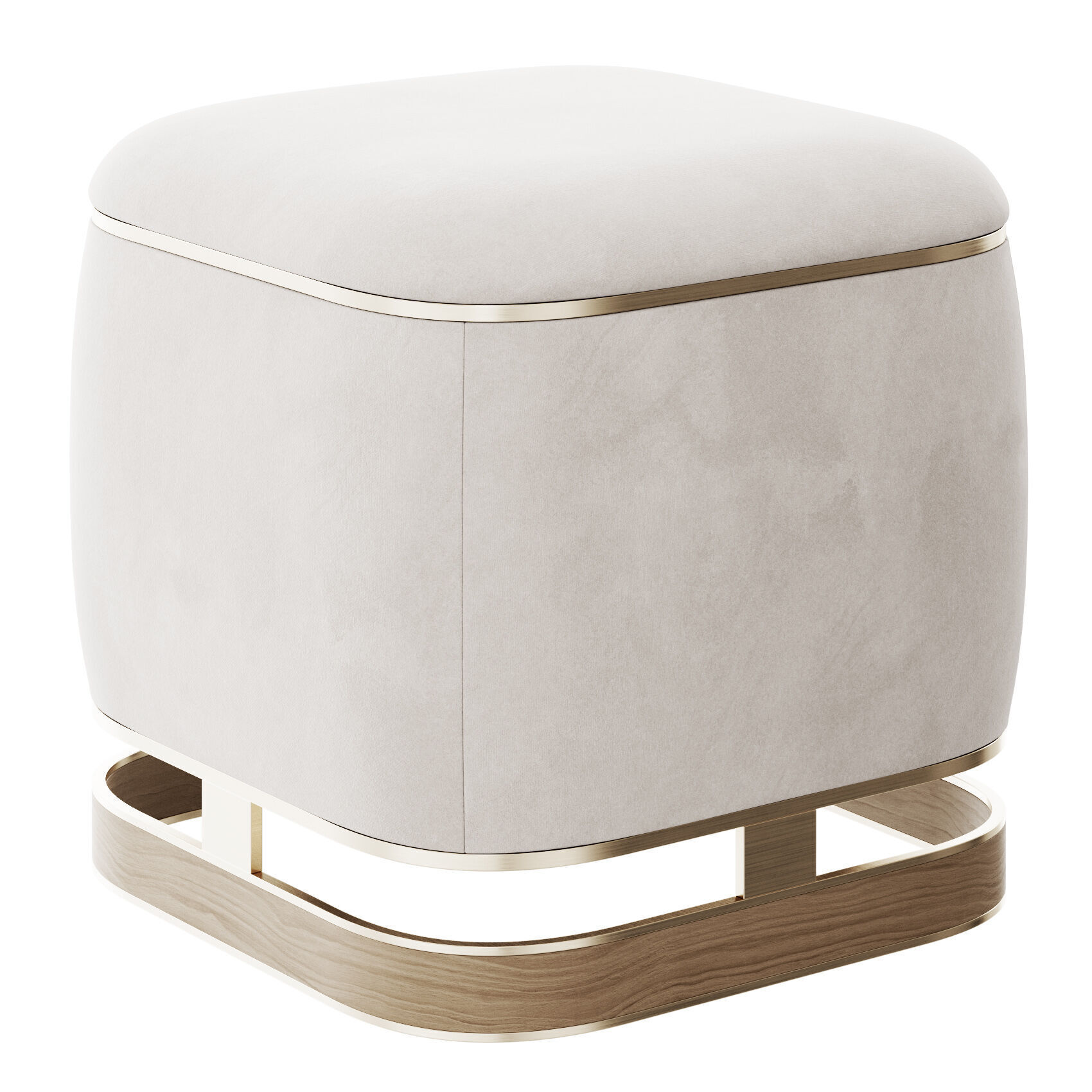 Ashi Ottoman By Frato 3D model_1