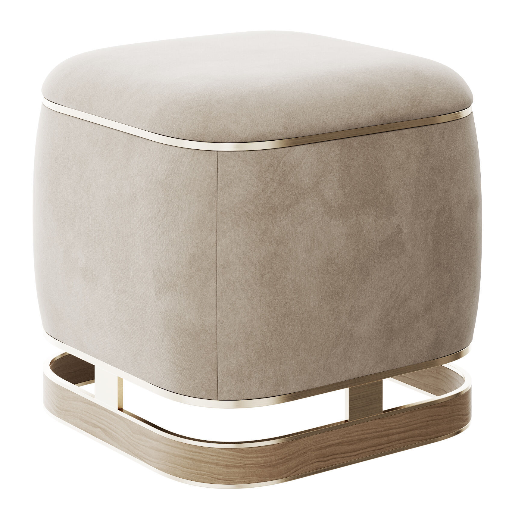 Ashi Ottoman By Frato 3D model_2