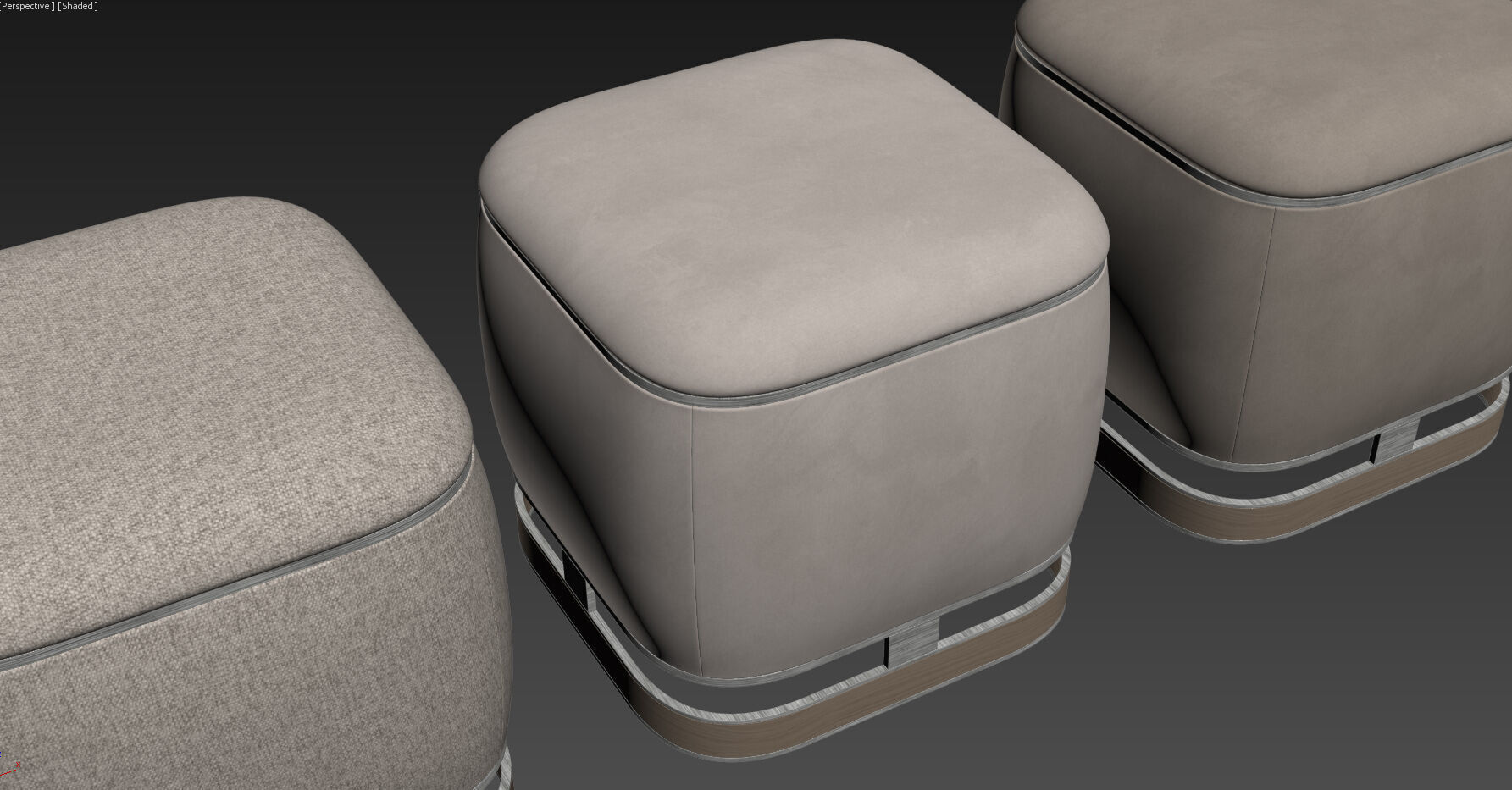 Ashi Ottoman By Frato 3D model_9