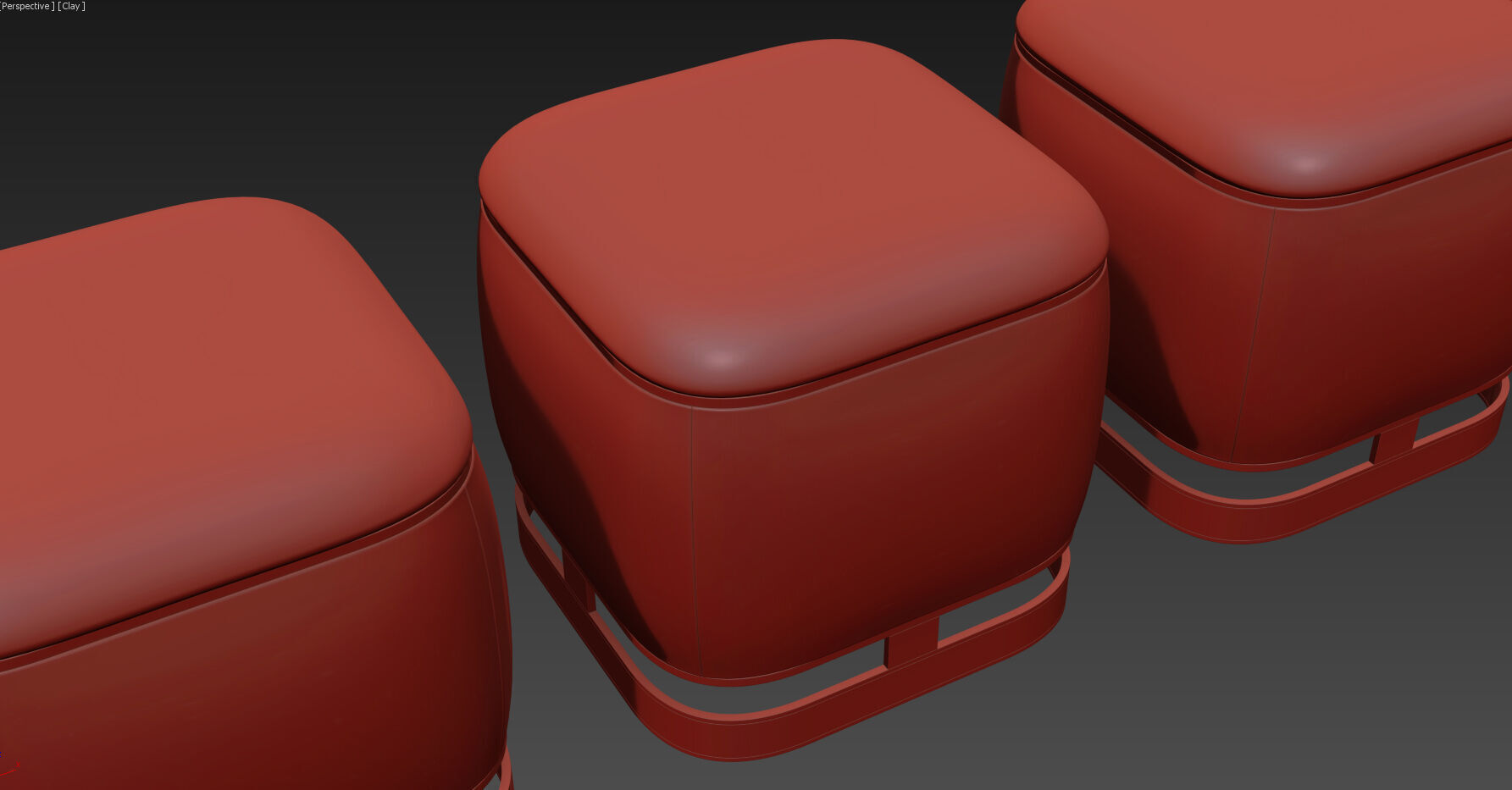 Ashi Ottoman By Frato 3D model_10