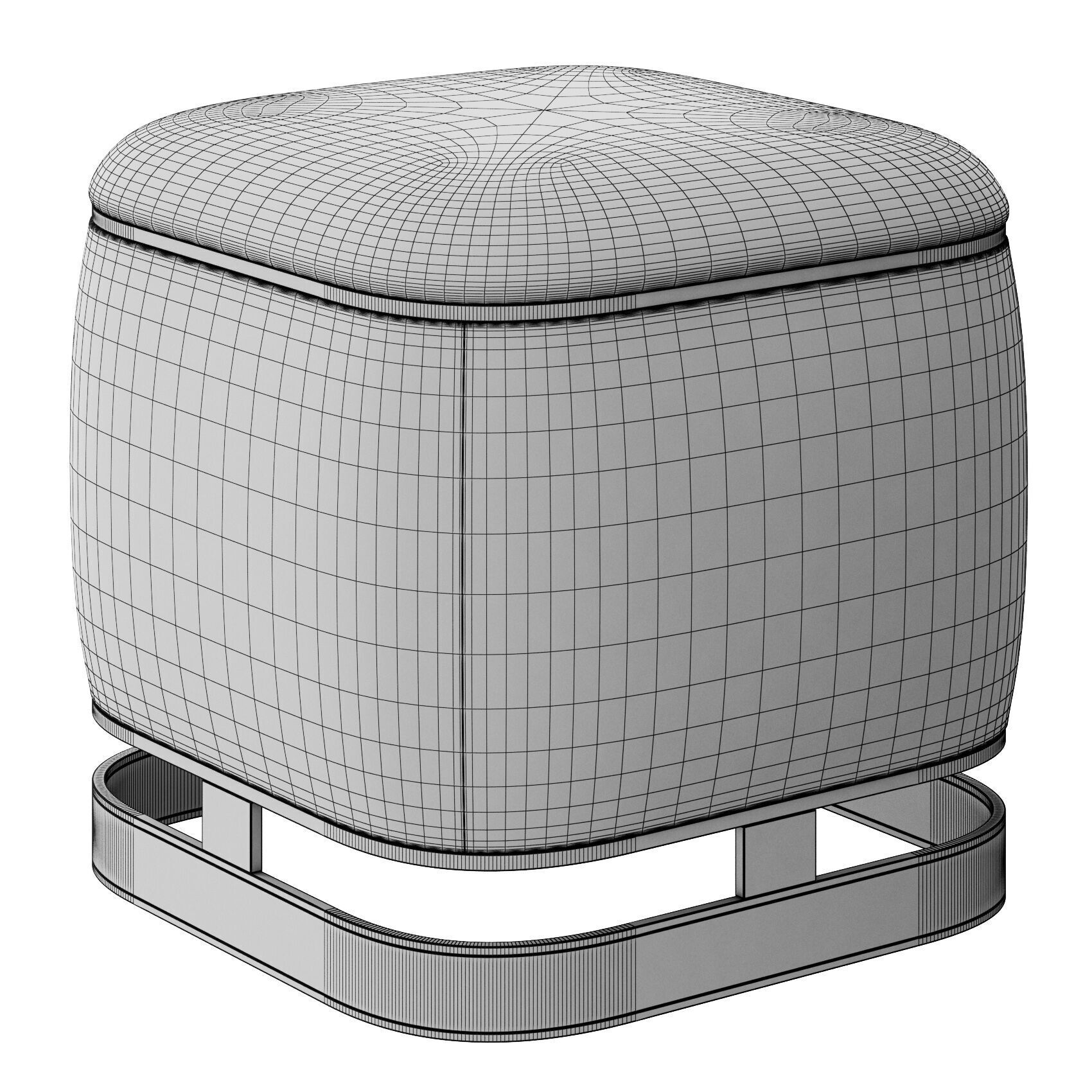 Ashi Ottoman By Frato 3D model_4