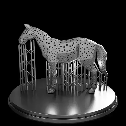 Horse Elegance   Print Ready and High Poly STL Bundle