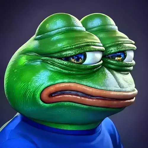 Pepe the Frog Portrait Meme 3D print model