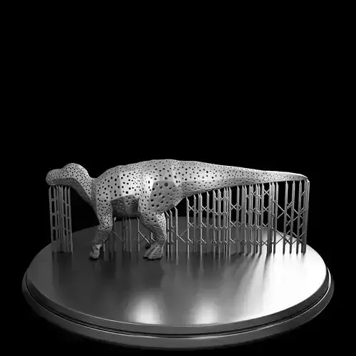 Prehistoric Dinosaur  Print Ready and High Poly STL Bundle 3D print model