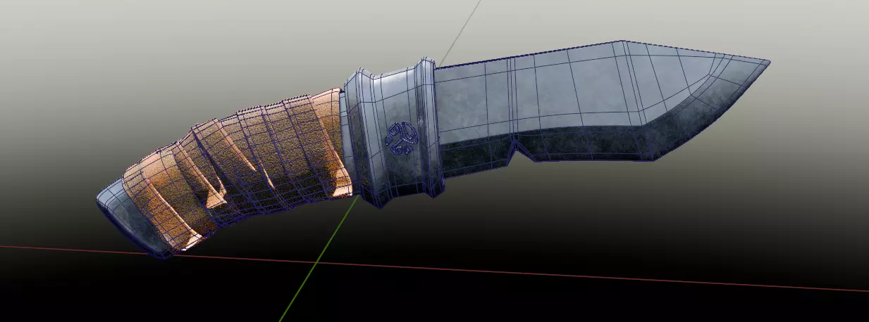 knife 3D model_0