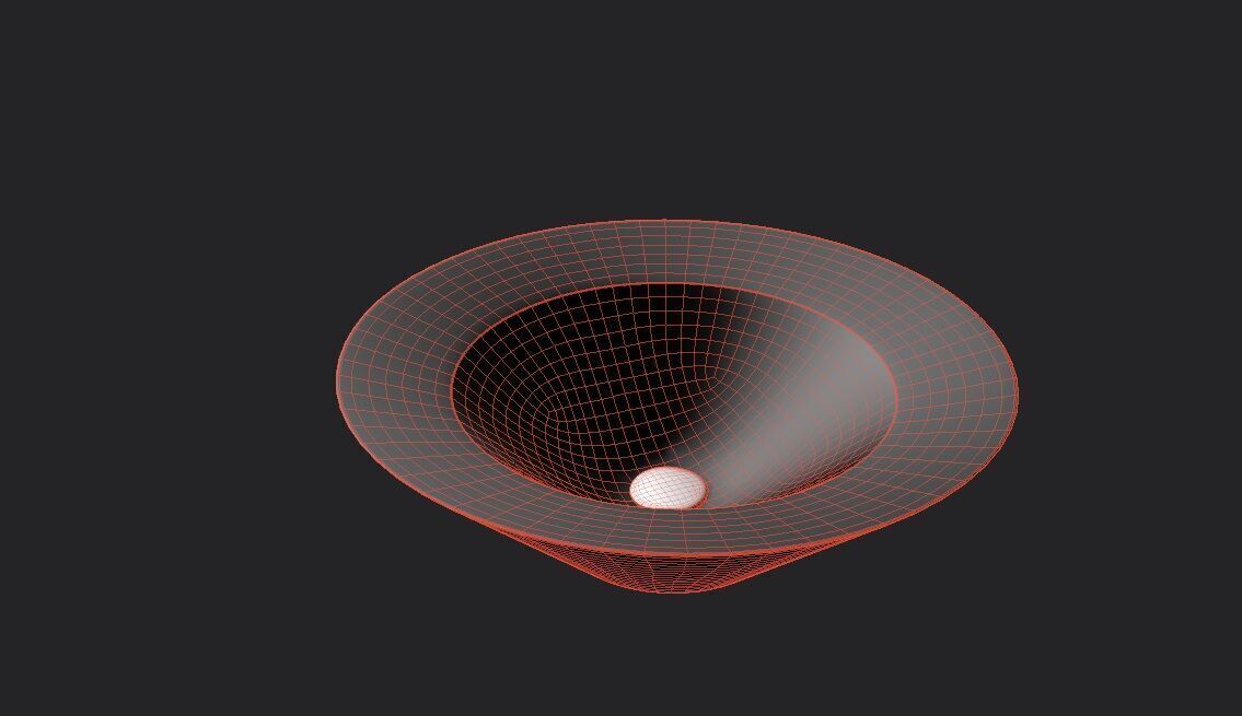 Bathroom Sink M09 Low-poly 3D model_1