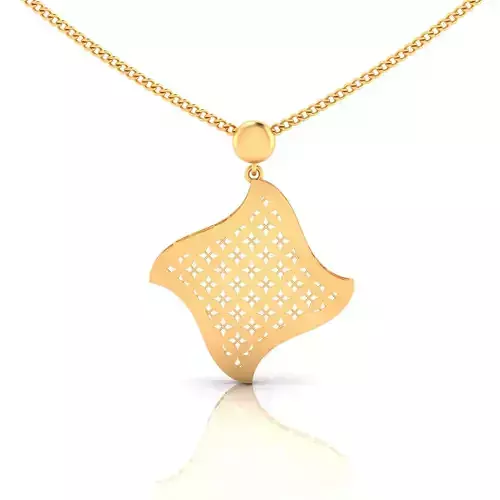 fusion women gold pendant 1027