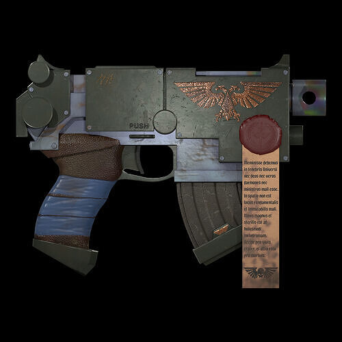 Bolter Free low-poly 3D model