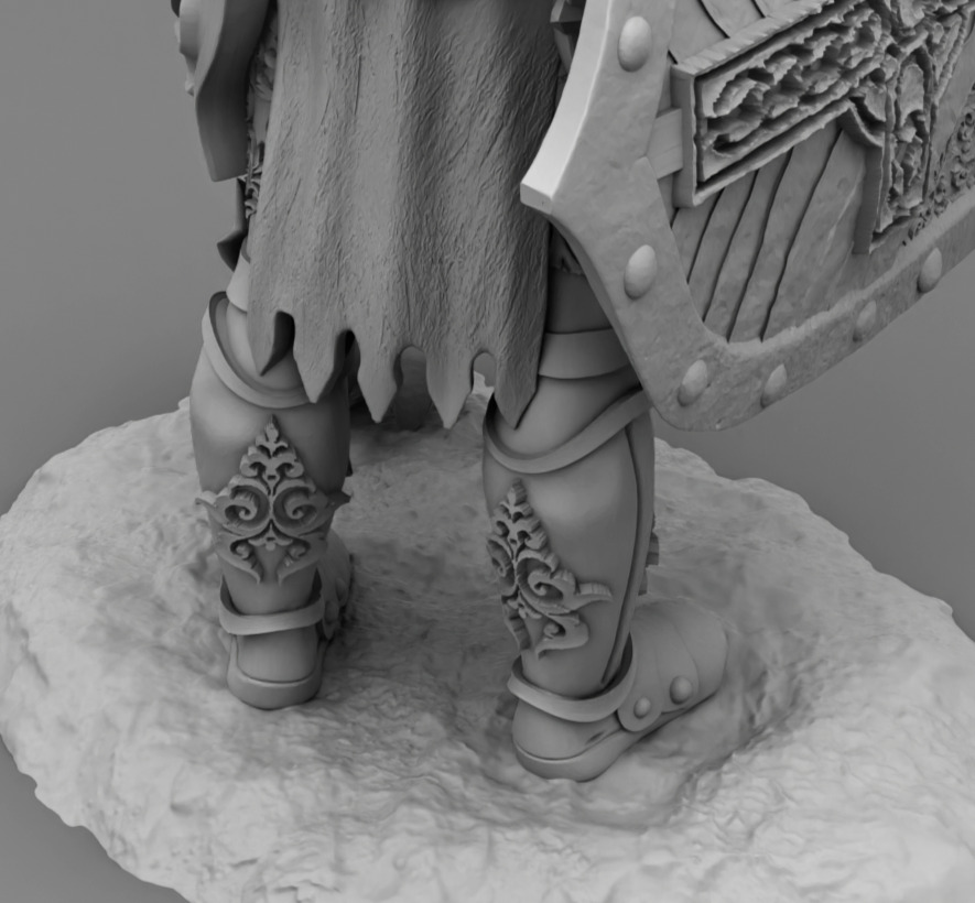 Mace Solider 3D print model_13