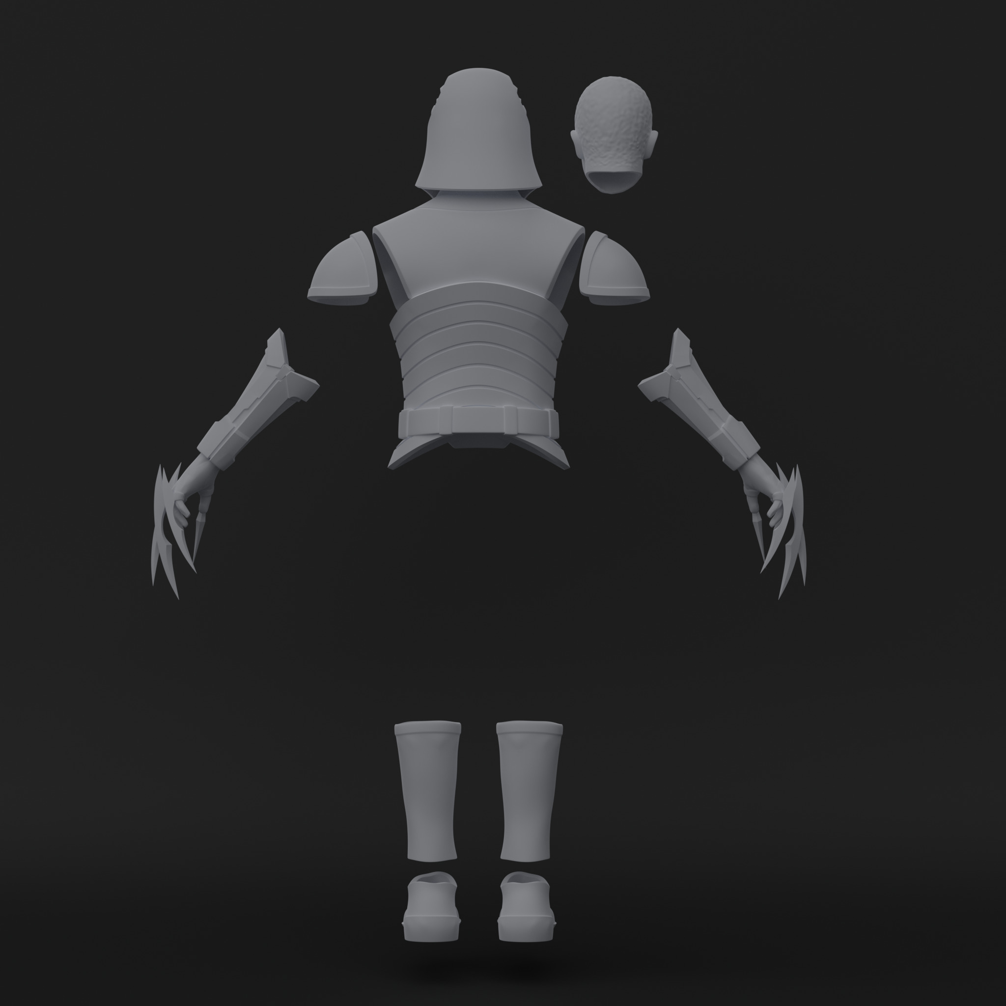 Inquisitor Starkiller Kit - One12 - STL files 3D 3D print model_3