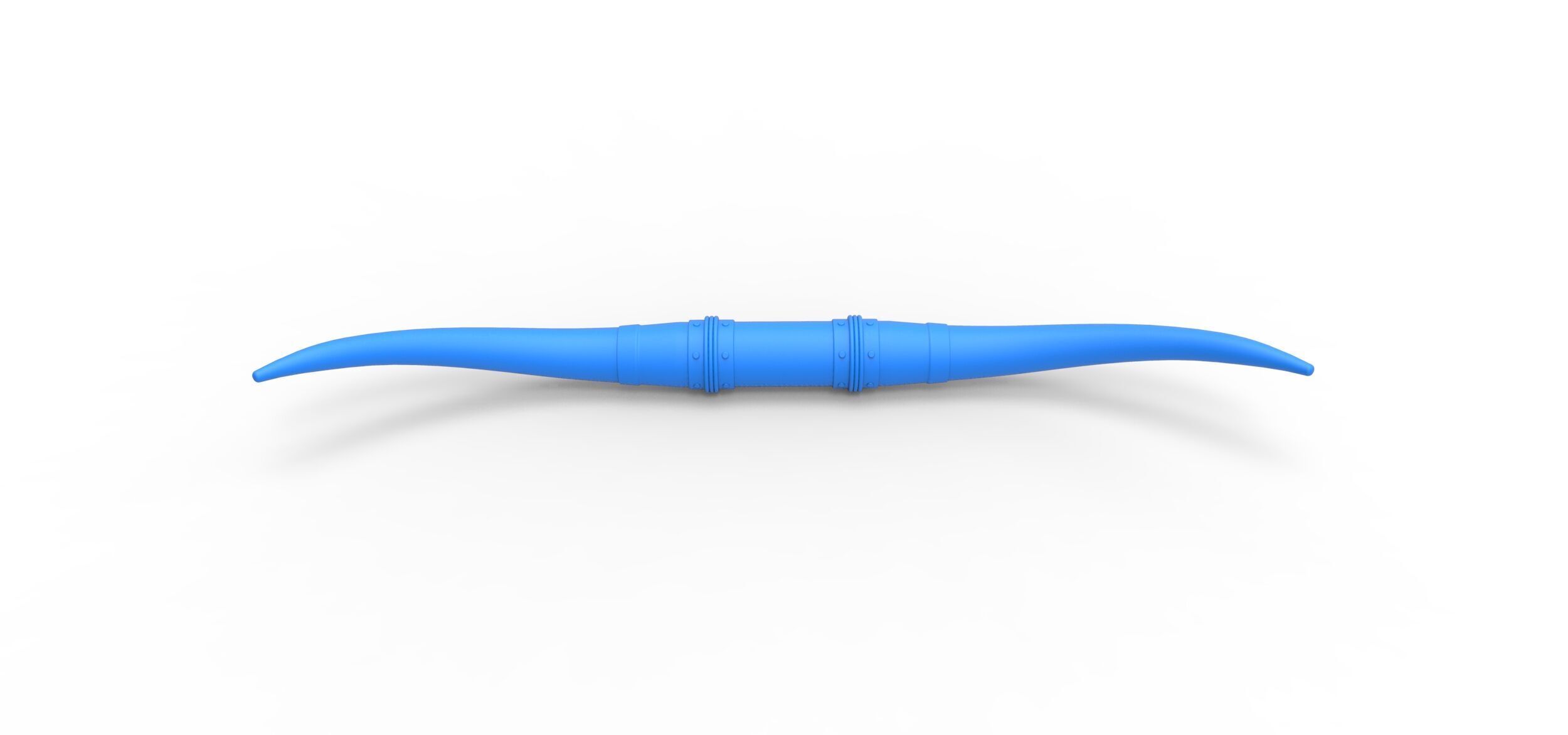 Bull horns for car ot truck Scale 1 to 25 3D print model_9