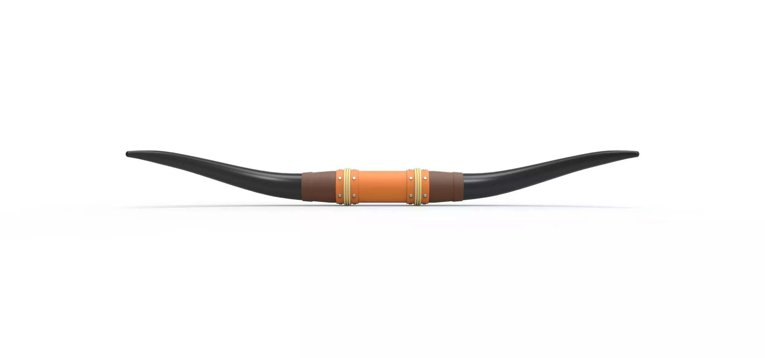 Bull horns for car ot truck Scale 1 to 25 3D print model_0