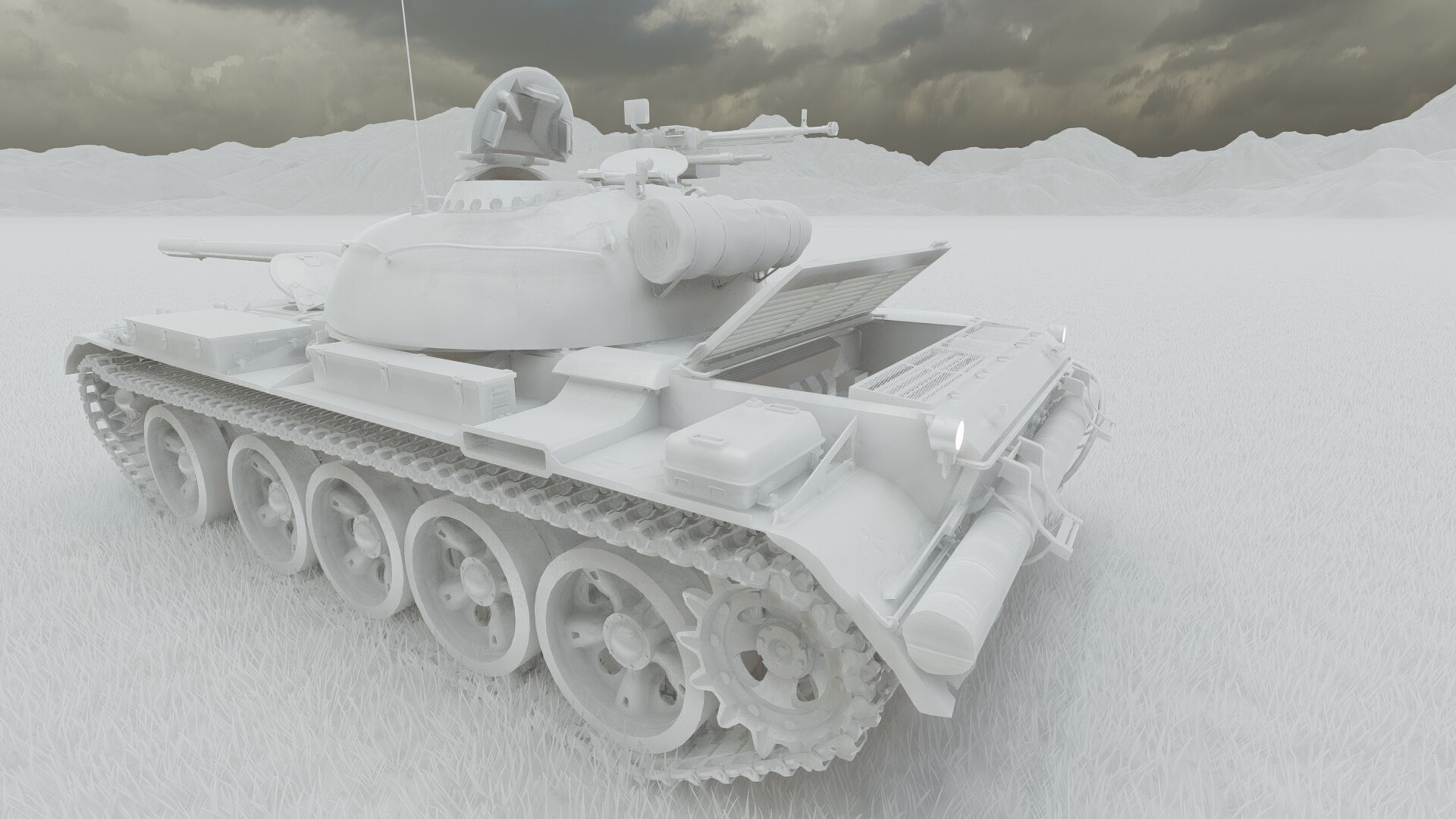 TYPE 59 MAiIN BATTLE TANK 3D model_31
