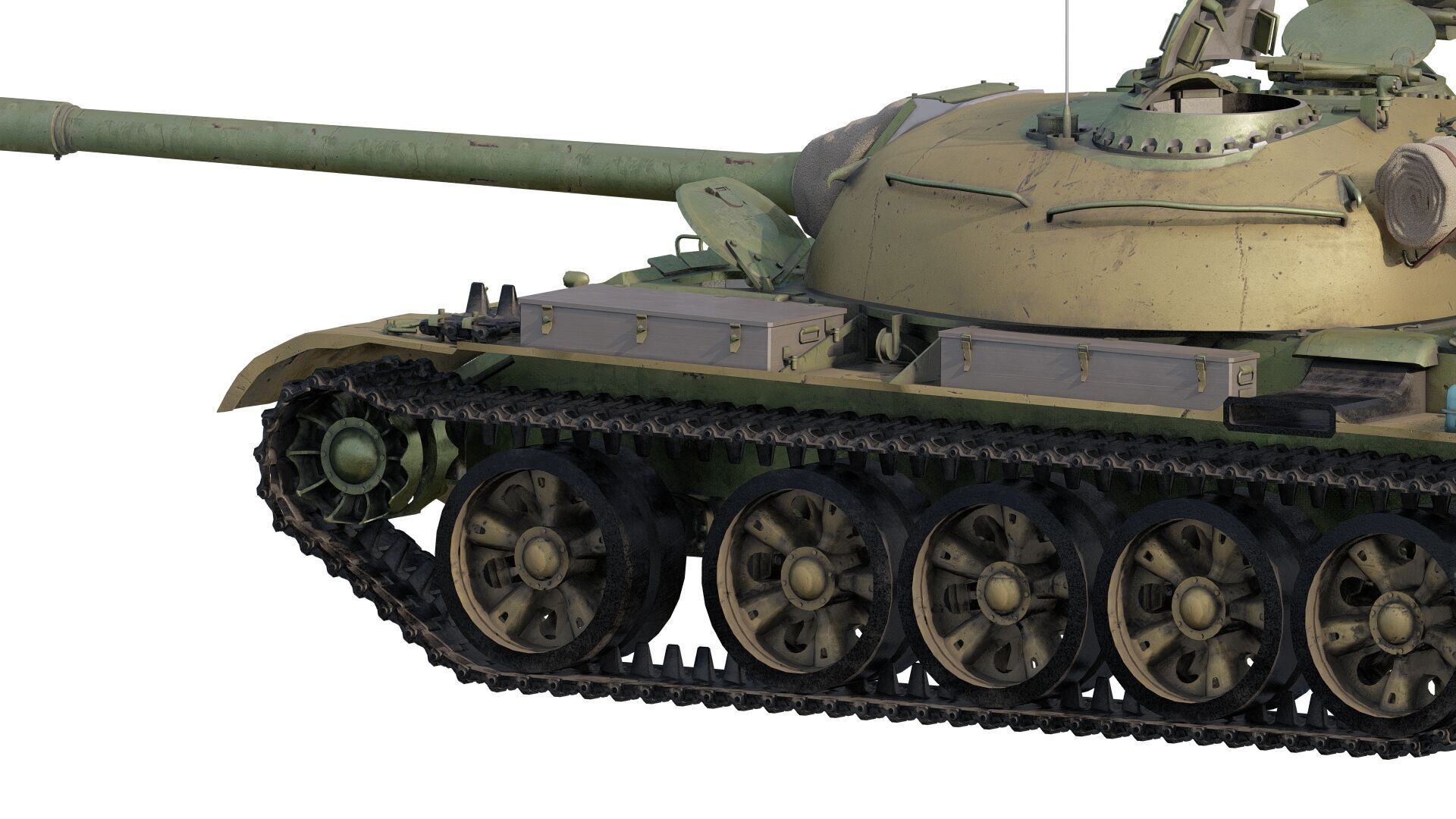TYPE 59 MAiIN BATTLE TANK 3D model_4
