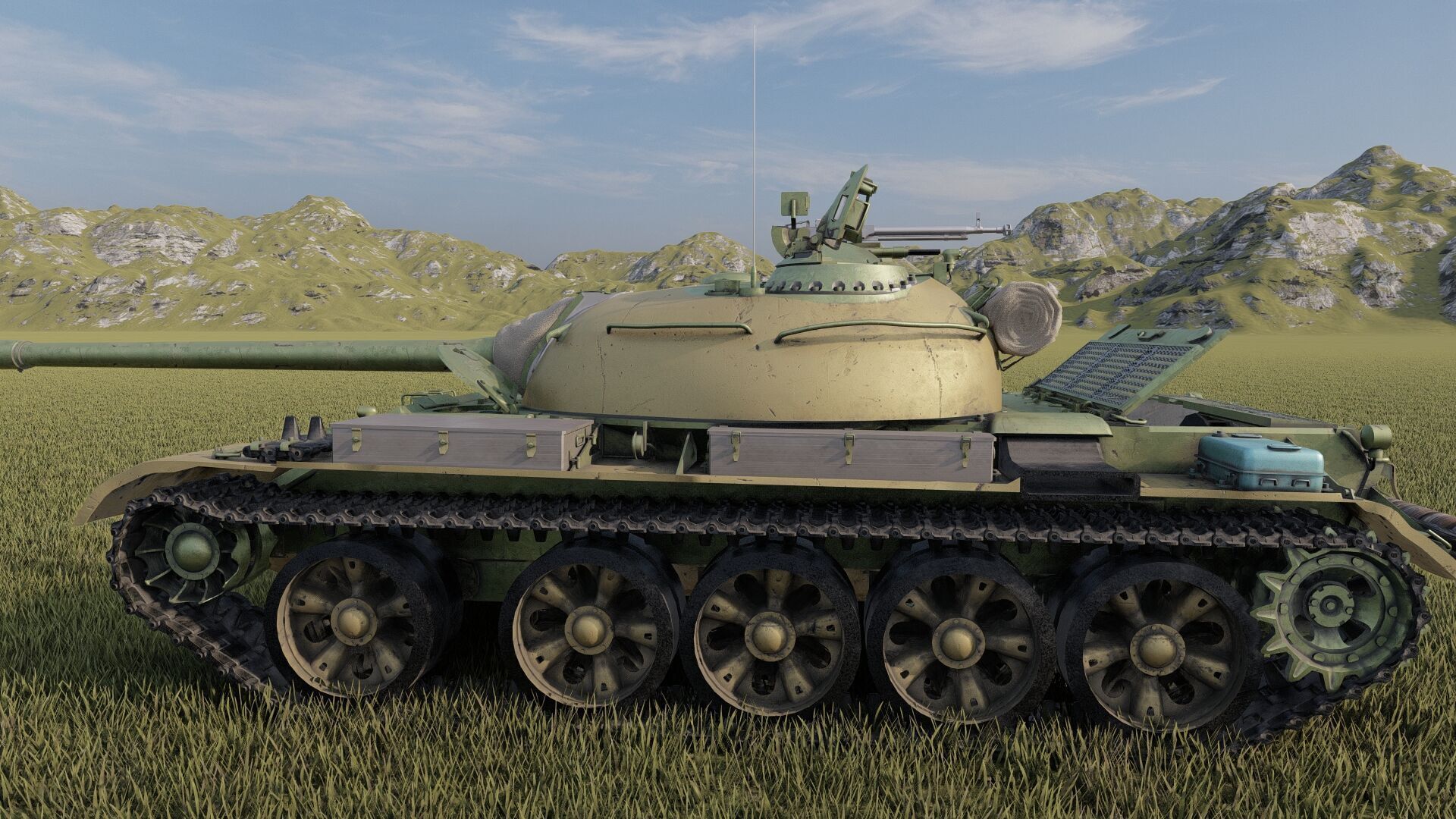 TYPE 59 MAiIN BATTLE TANK 3D model_27