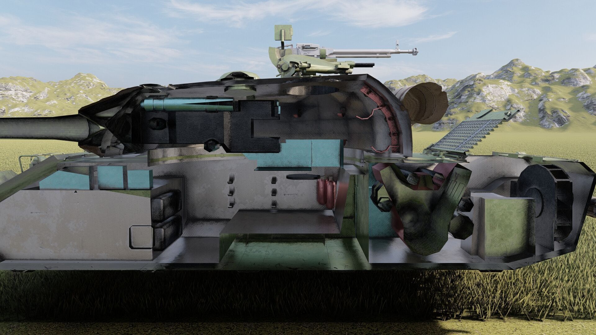 TYPE 59 MAiIN BATTLE TANK 3D model_25