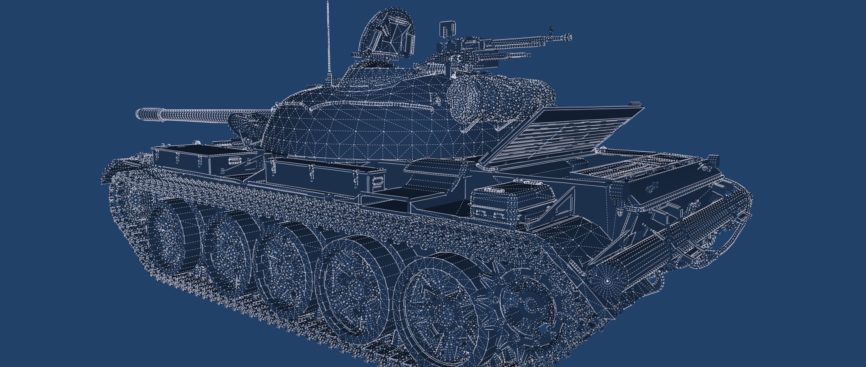 TYPE 59 MAiIN BATTLE TANK 3D model_42