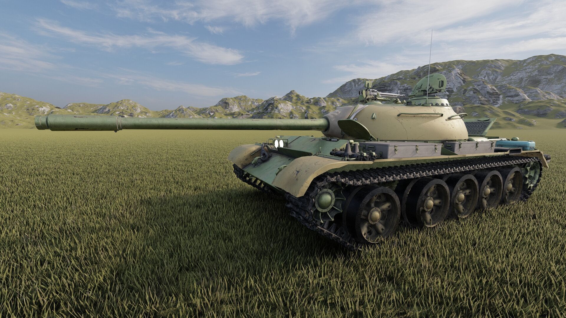 TYPE 59 MAiIN BATTLE TANK 3D model_6
