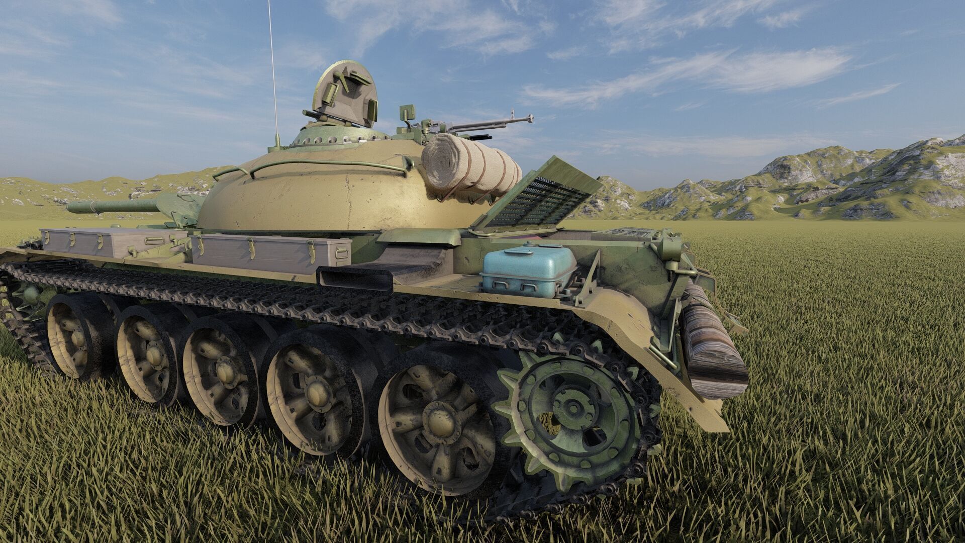 TYPE 59 MAiIN BATTLE TANK 3D model_9