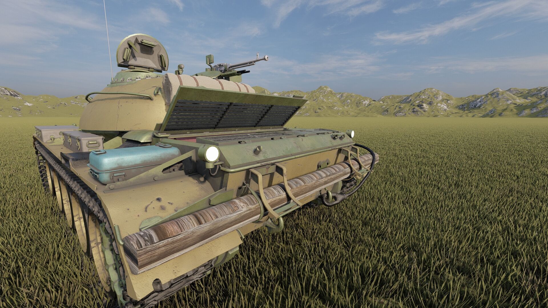 TYPE 59 MAiIN BATTLE TANK 3D model_10