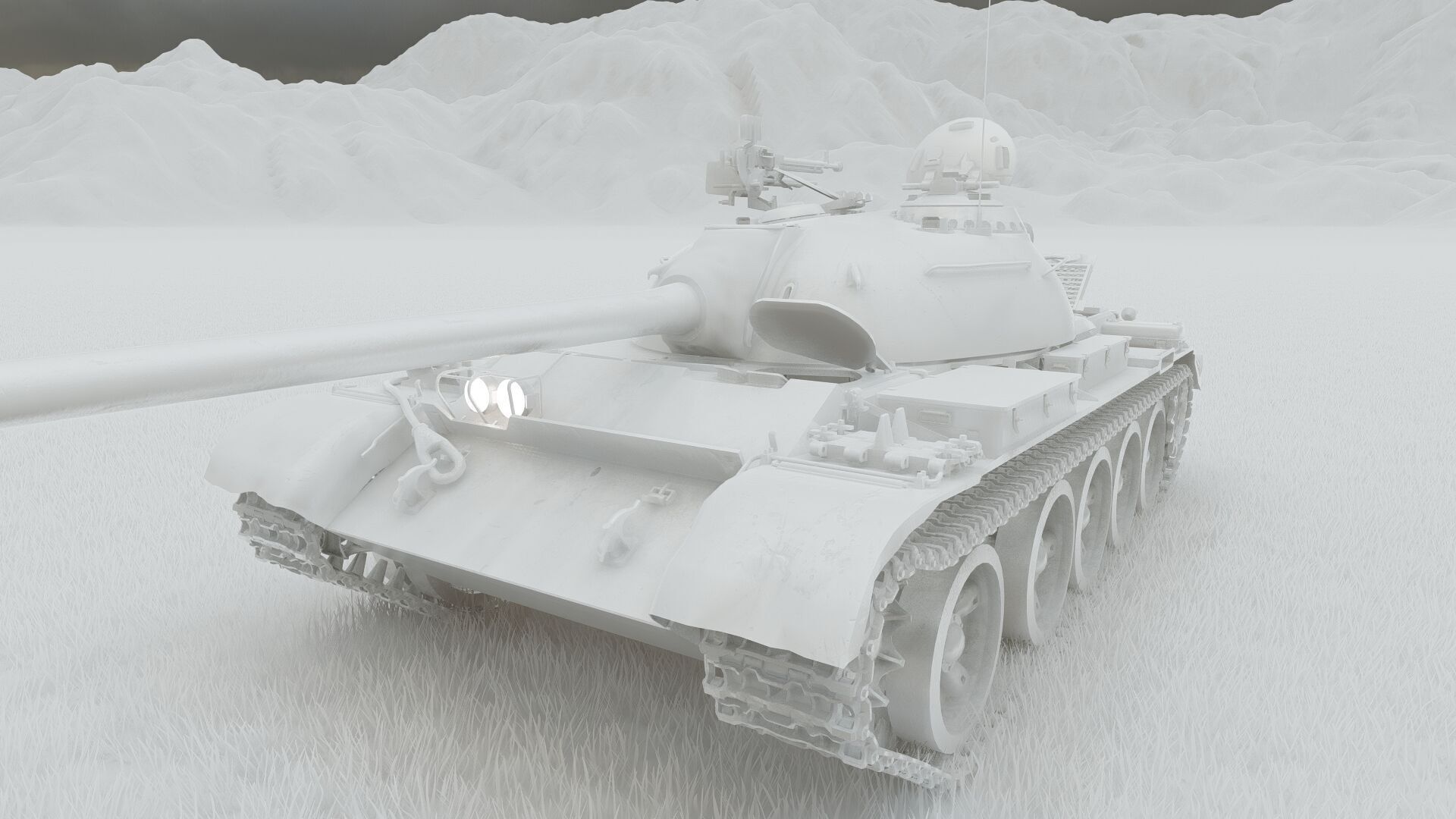 TYPE 59 MAiIN BATTLE TANK 3D model_29
