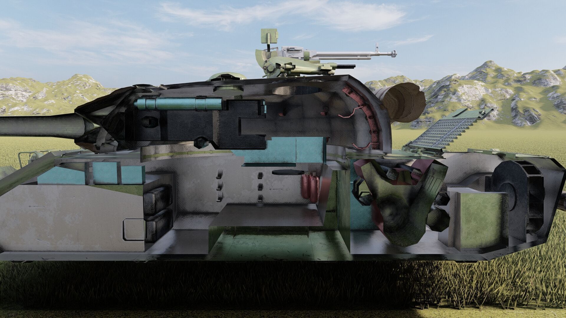 TYPE 59 MAiIN BATTLE TANK 3D model_26