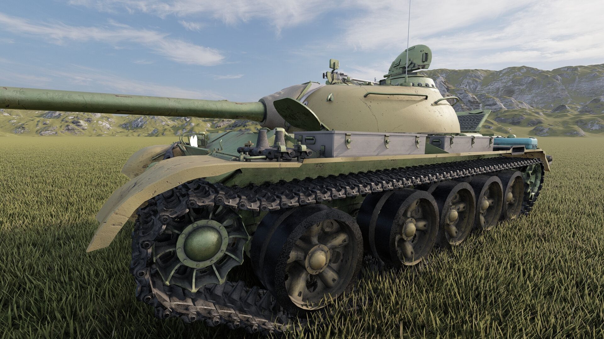 TYPE 59 MAiIN BATTLE TANK 3D model_7