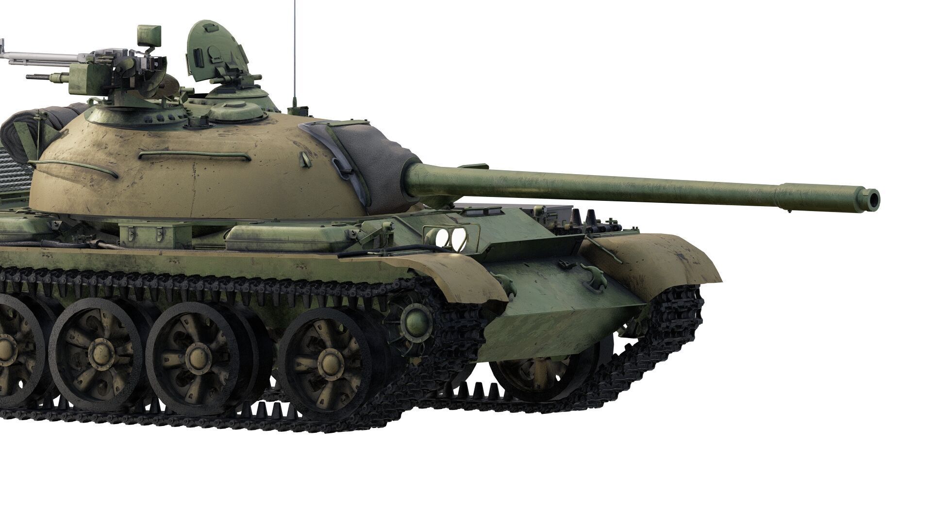 TYPE 59 MAiIN BATTLE TANK 3D model_2