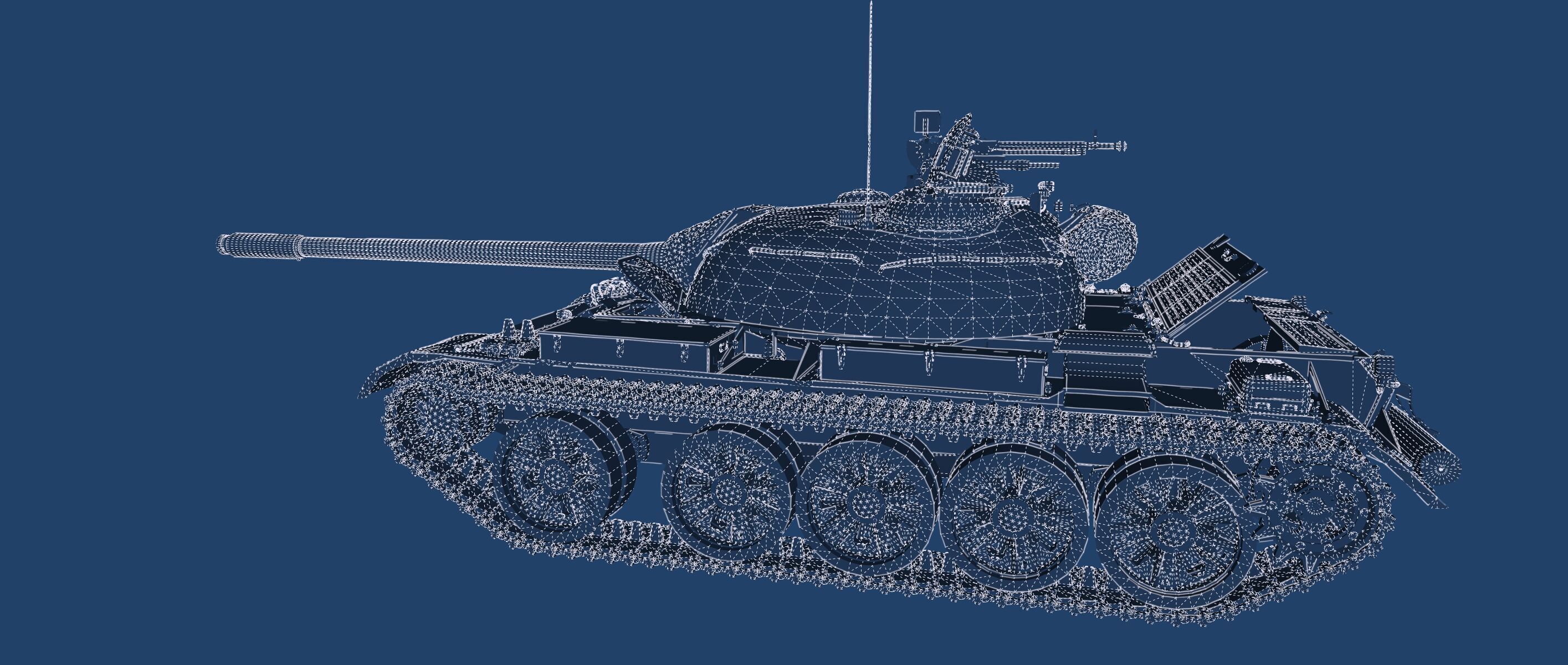 TYPE 59 MAiIN BATTLE TANK 3D model_40