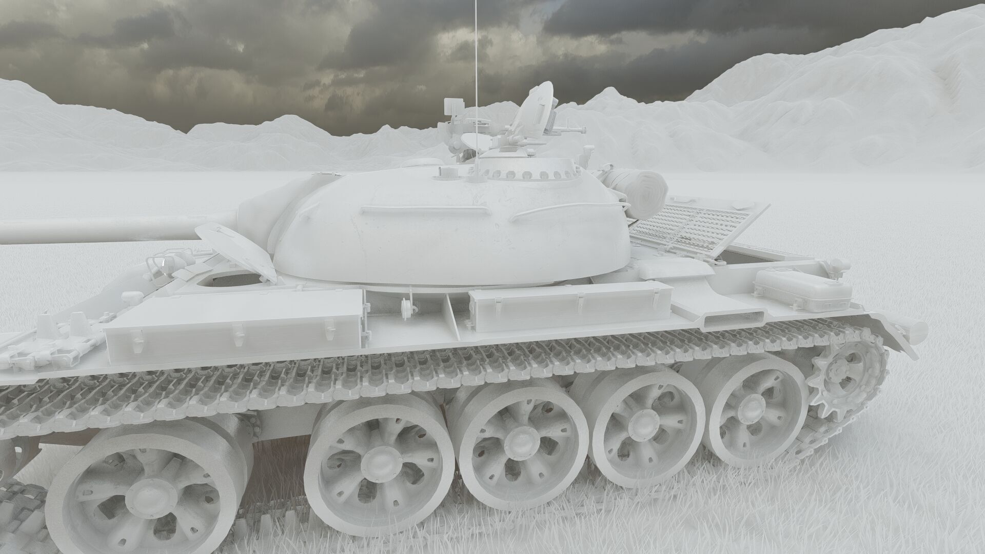 TYPE 59 MAiIN BATTLE TANK 3D model_30