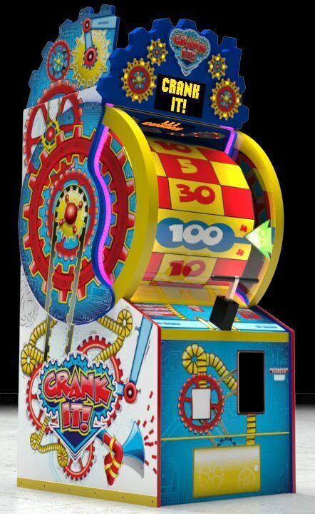 Baytek Crank It Redemption Arcade Machine 3D model_1
