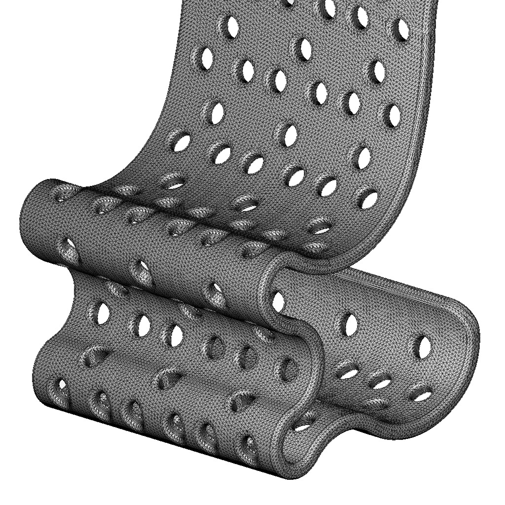 Exquisite Wooden Chair 3D print model_7