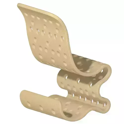 Exquisite Wooden Chair 3D print model