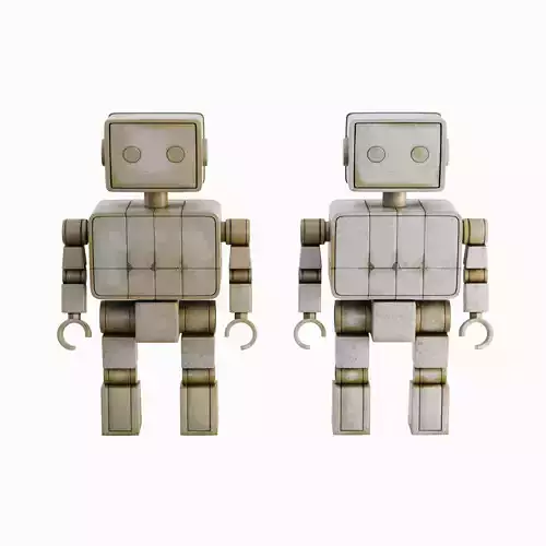 Decorative Robot Sculpture Set 