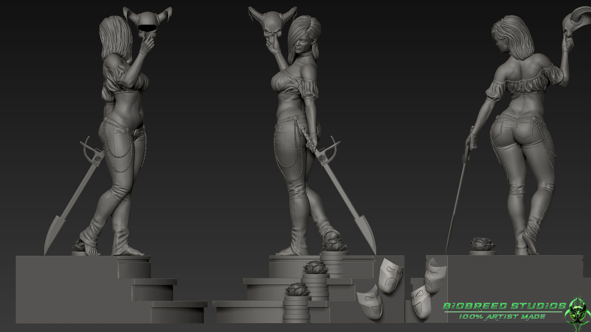Cry For Dawn 3D print model_2
