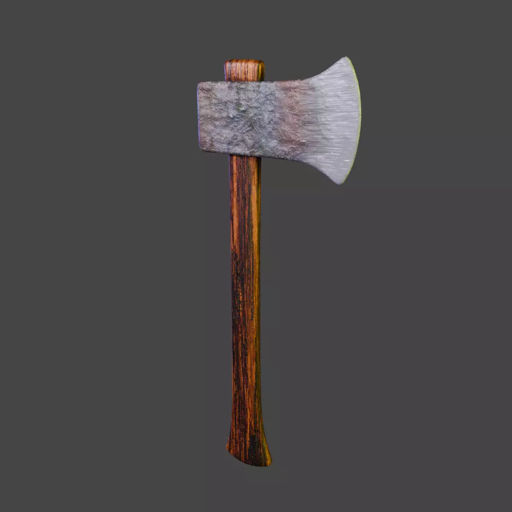 Axe for Cinematic Content 3D model_0